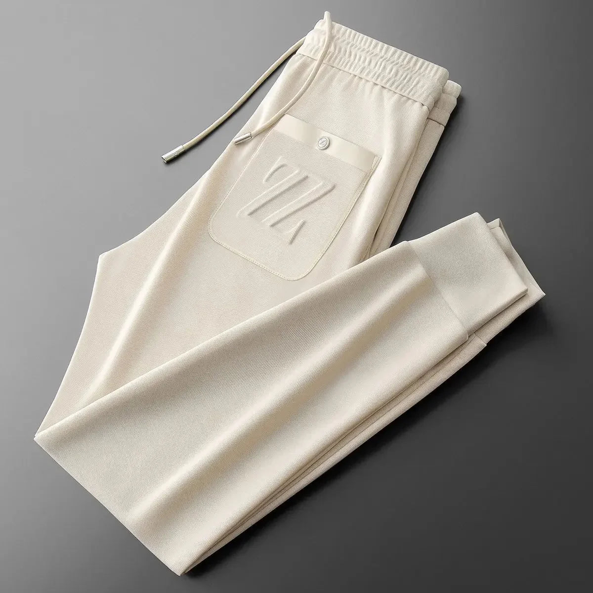 2025 Men's Luxury Embroidered Joggers – Lightweight & Stylish