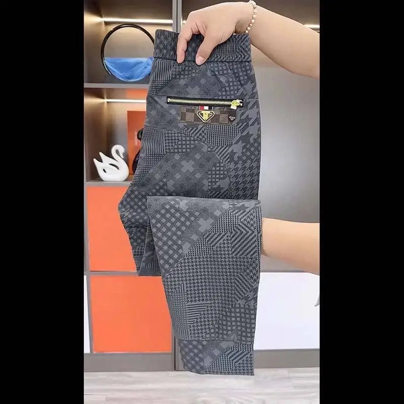 2025 Men's Slim Fit Stretch Pants – Spring & Autumn Style