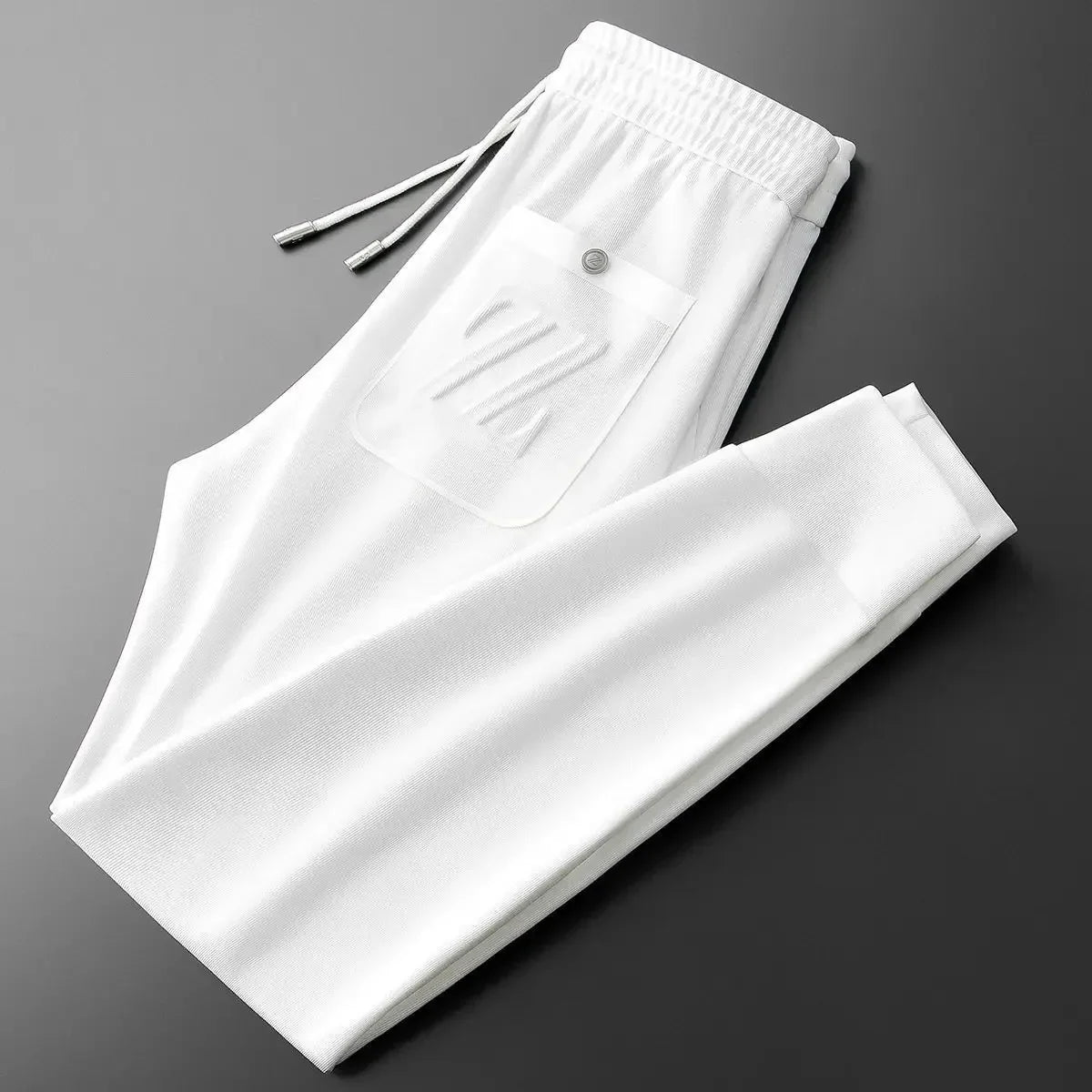 2025 Men's Luxury Embroidered Joggers – Lightweight & Stylish